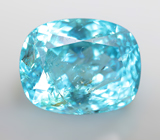 Крупный неоново-голубой апатит 3,12 карата