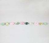 Набор из 10 медьсодержащих турмалинов 11,83 карата