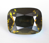 Крупный желто-зеленый циркон 7,24 карата