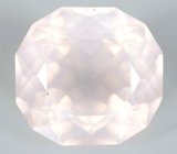 Крупный розовый кварц эффектной огранки 21,8 карата