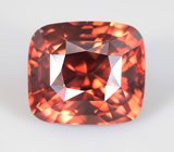 Чистейший оранжевый циркон 5,87 карата