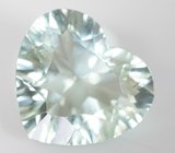 Чистейший зеленый аметист лазерной огранки 5,95 карата