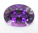 Чистейший крупный уругвайский аметист лазерной огранки 29,22 карата