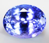 Чистейший крупный танзанит 7,2 карата