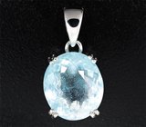 Кулон с аквамарином 9,96 карата