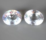 Красивейший парный цейлонский ограненный лунный камень 2,84 карата