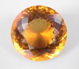 Чистейший крупный цитрин топовых цветовых характеристик 29,81 карата