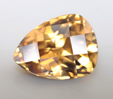 Чистейший крупный желтый циркон 5,58 карата