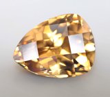 Чистейший крупный желтый циркон 5,58 карата