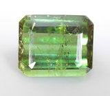 Желтовато-зеленый «неоновый» турмалин 4,55 карата