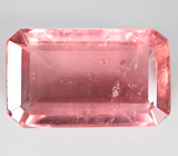 Крупный оранжевато-красный турмалин 7,05 карата