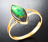 Кольцо с аммолитом аммонита 2,03 карата