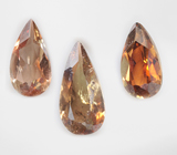 Набор из 3 андалузитов 1,44 карата