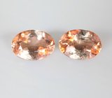 Пара андалузитов 1,07 карата