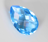 Голубой Swiss топаз эффектной огранки 7,3 карата