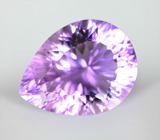 Чистейший крупный аметист лазерной огранки 24,63 карата