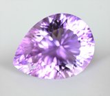 Чистейший крупный аметист лазерной огранки 24,63 карата