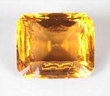 Чистейший крупный цитрин лазерной огранки 23,11 карата