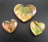 Набор из 3 аммолитов 22,38 карата