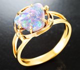 Кольцо с австралийским solid опалом 2,09 карата