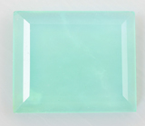 Ограненный хризопраз цвета морской волны 3,01 карата