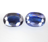 Крупная пара кианитов 11,37 карата