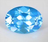 Чистейший крупный Swiss топаз 13,23 карата