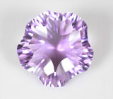 Чистейший крупный аметист лазерной огранки 23,8 карата