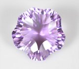 Чистейший крупный аметист лазерной огранки 23,8 карата