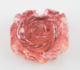 Крупный! Красный резной турмалин 25,73 карата