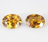 Пара желтых турмалинов 1,49 карата