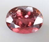 Оранжевато-красный турмалин 5,37 карата