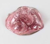 Полихромный резной турмалин 6,98 карата