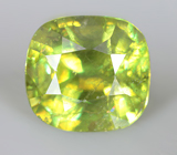 Желтовато-зеленый сфен 3,34 карата