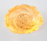 Крупный резной цитрин 21,53 карата