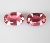 Пара красных турмалинов 0,94 карата