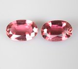 Пара красных турмалинов 0,94 карата