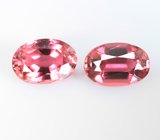 Пара красных турмалинов 1,01 карата