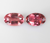Пара красных турмалинов 0,83 карата