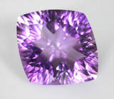 Чистейший аметист лазерной огранки 22,55 карата