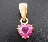 Кулон с рубином 1,64 карата