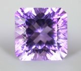 Крупный аметист высокой чистоты лазерной огранки 22,81 карата