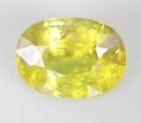 Зеленовато-желтый сфен 2,01 карата