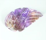 Крупный! Чистейший резной аметрин 100,17 карата