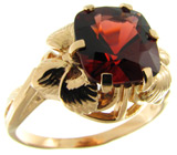 Кольцо с роскошной рубиновой шпинелью Золото