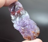 Крупный! Резной кварц «7 Melody» 91,77 карата